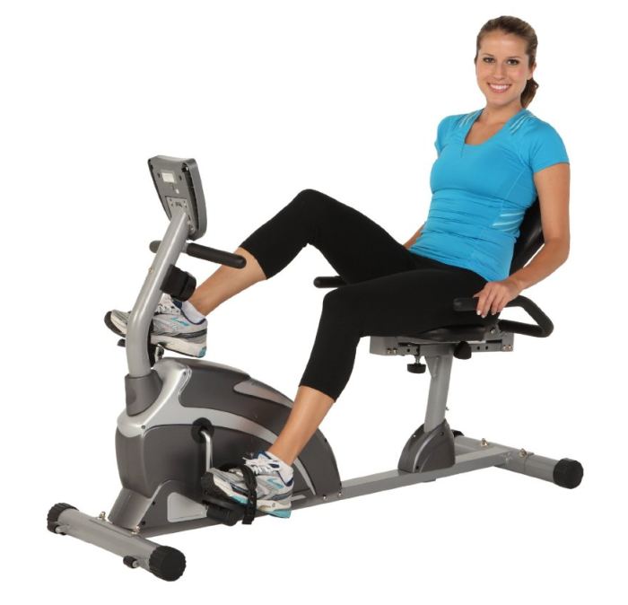 The Exerpeutic 900XL was awarded one of our best recumbent bike reviews