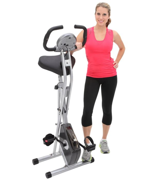 Exerpeutic 1200 Folding Magnetic Upright Bike