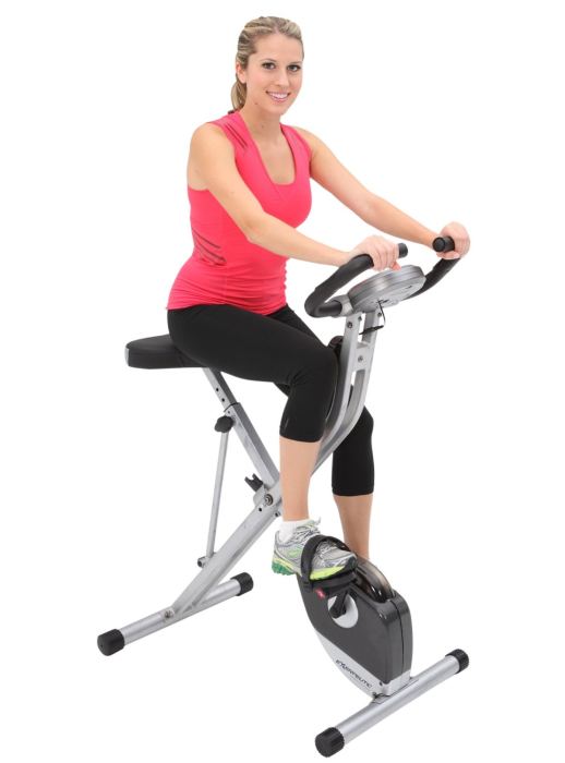 Exerpeutic 1200 Folding Magnetic Upright Bike