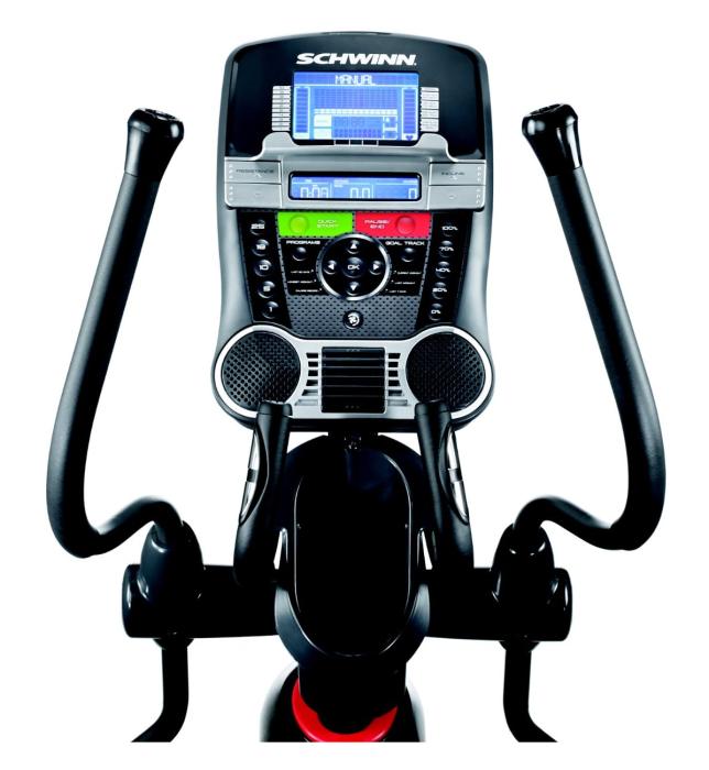 The Schwinn 470 Elliptical display console