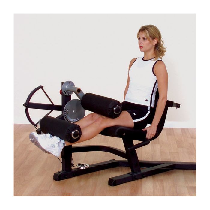 The leg developer provided as part of the Body Solid G10B is an excellent way to isolate your quadriceps and hamstrings