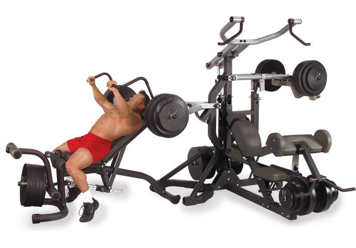 Body Solid SBL460P4 chest press station