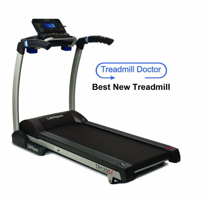The LifeSpan TR 1200i provides a range of training options, each designed with specific goals in mind