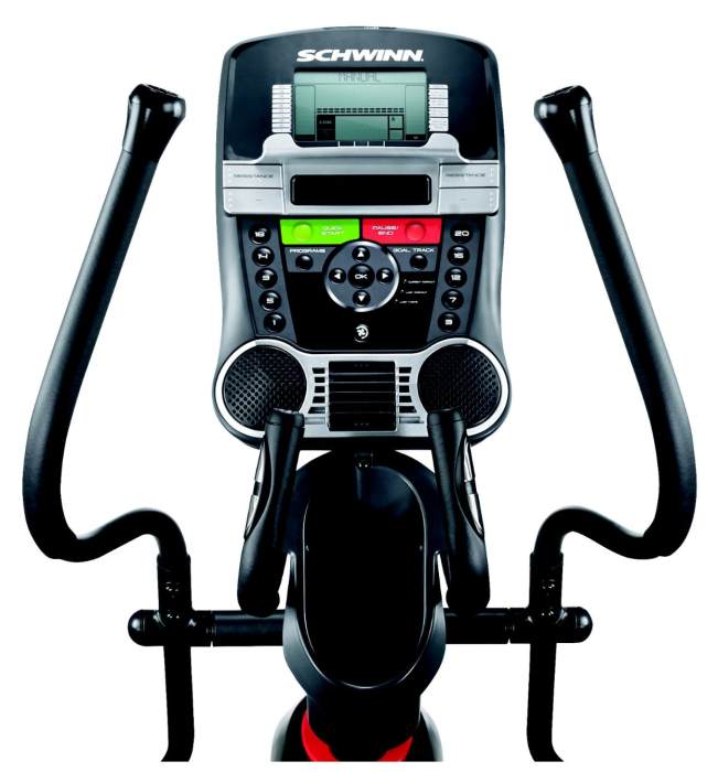 The Schwinn 430 Elliptical display console