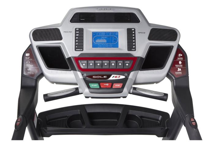 The large display console includes speakers and a cooling fan to help make your workouts more enjoyable