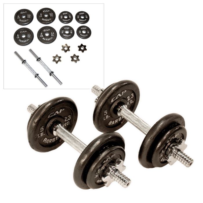 Cap Barbell 40 lb Dumbbell Set