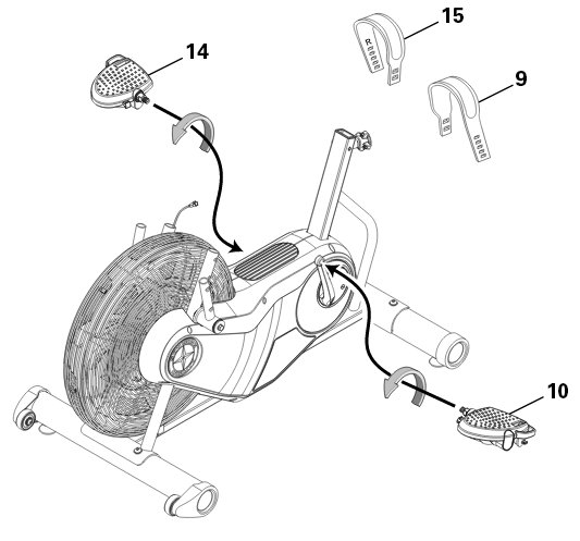 Clear diagrams and straightforward instructions make the Schwinn AD6 Airdyne quick and easy to assemble