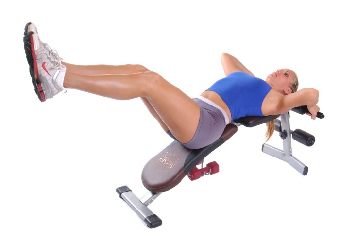 The CAP Barbell FM-504 workout bench can support dozens of exercises, from shoulder presses to decline sit ups