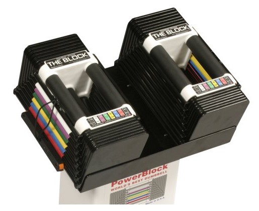 The PowerBlocks were chosen as the best adjustable dumbbell set