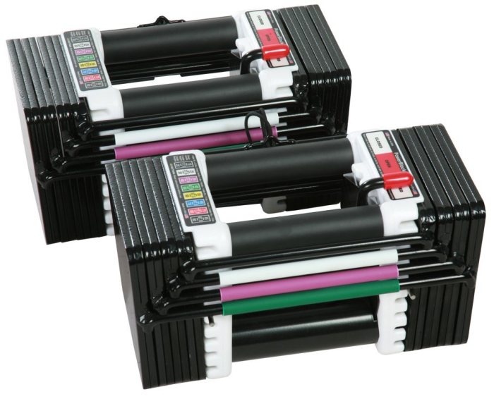 PowerBlock 90 lb Elite Adjustable Dumbbells
