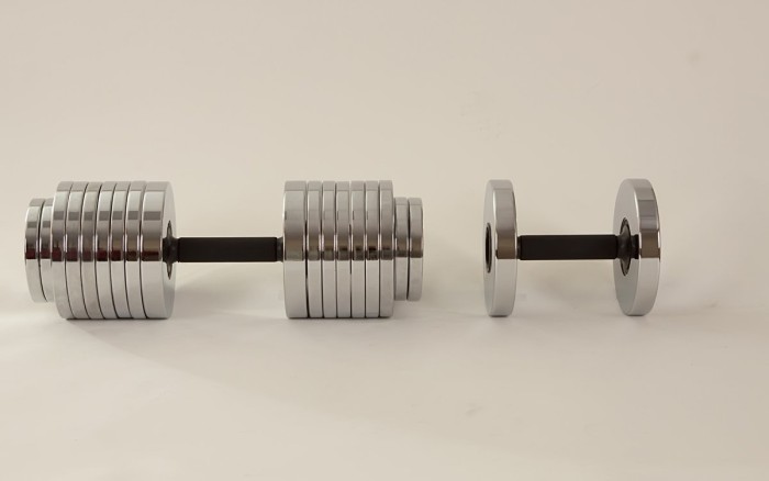 Rocketlok 100-Pound Adjustable Dumbbells
