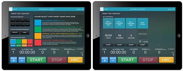 The Mobile App Tracking option from myCloudFitness allows you to track your workouts on the Exerpeutic 5000