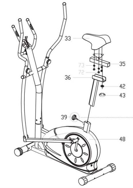 The user manual for the Body Champ BRM3671 provides some easy to follow, yet detailed assembly instructions