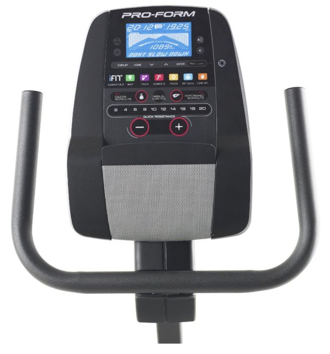 The display console provides a number of improvements over the earlier 315 CSX model, including quick select resistance