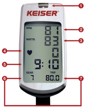 Keiser M3 Plus Indoor Exercise Bike