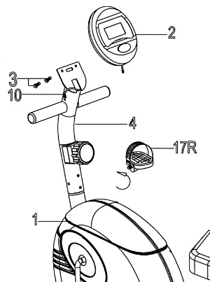 The user manual includes detailed assembly instructions in the form of text and diagrams