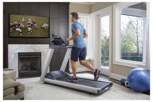The Precor TRM 445 has 30 additional workout programs compared to the earlier TRM 245 model