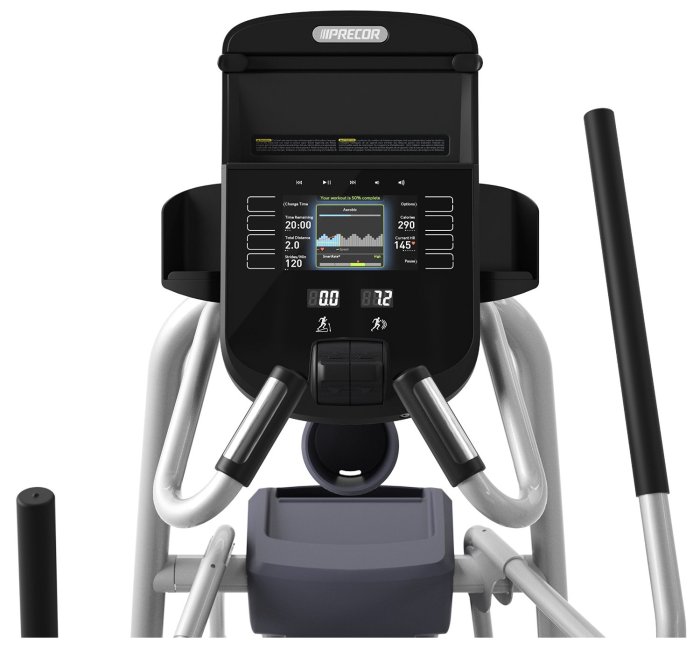 The Series 40 display console is full colour, and can display 27 different workout metrics