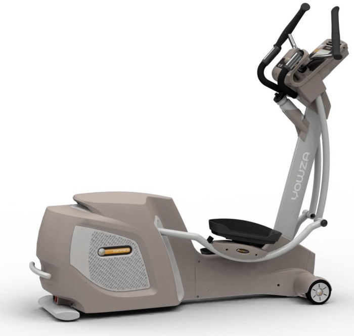 The Pompano features Yowza's patented CardioCore technology, with laterally pivoting handles