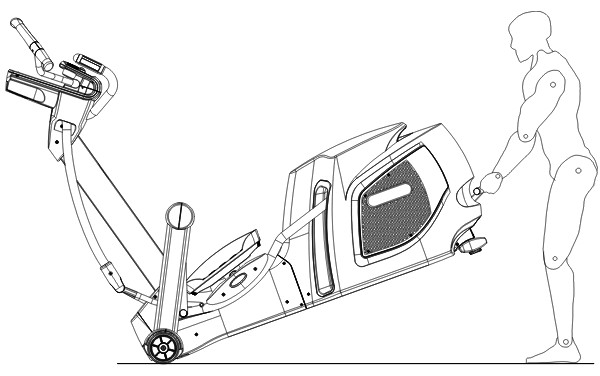 Even with its 220 lb+ frame weight, reinforced transport wheels make moving the Captiva much more manageable