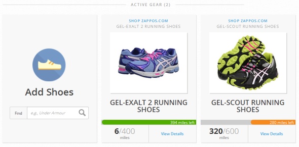 Comparisons can be made between the lifespan of different shoes