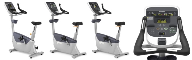 Precor UBK Upright Exercise Bike Collection