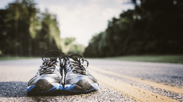 Shoes with a low-profile heel of around 4mm are best for racewalkers