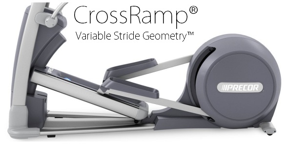 CrossRamp Variable Stride Geometry is a technology that was included on the very first elliptical trainer