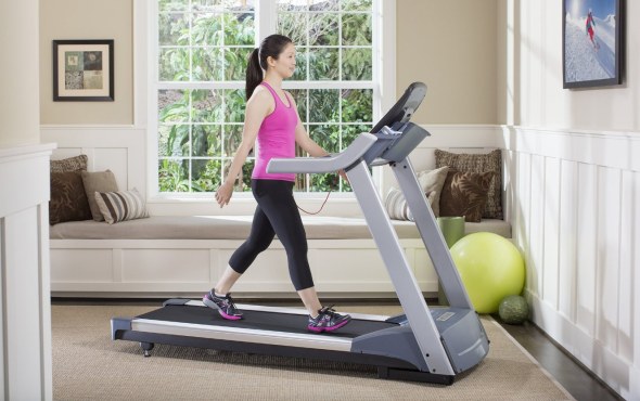 The TRM 223 has 10 preset workout programs to choose from