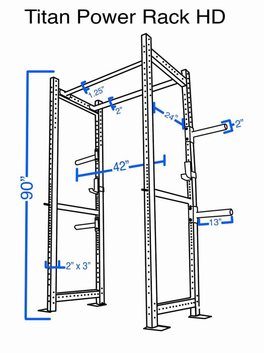 Titan HD Power Rack