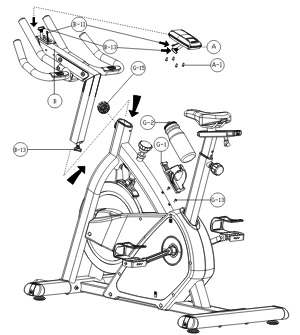 Clear assembly instructions for the Diamondback 510Ic help to reduce the time it takes to get setup