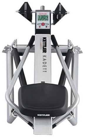 The Kadett folds down to a more compact size than magnetic resistance rowers