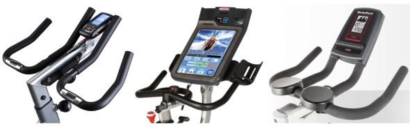 Far fewer spin bikes offer display consoles as a feature compared to upright bikes