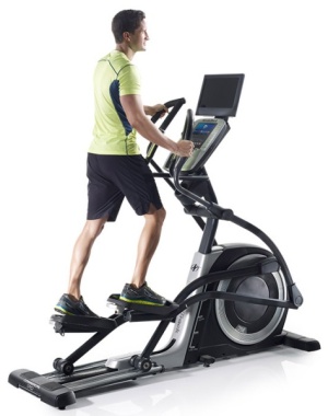 The NordicTrack Elite 16.9 is a front drive elliptical