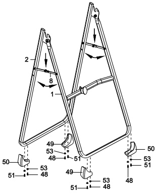 Assembly instructions are clear and easy to follow, with all tools included
