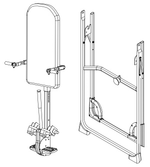 The two main frame sections need to be separated if you want the table to fold flat