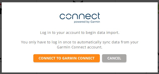 Garmin Connect activity data can be synced directly to your MapMyRide profile