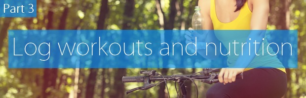 Logging workouts and nutrition