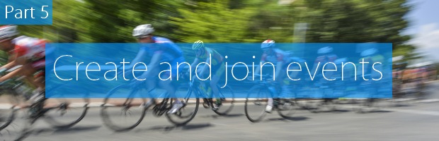 How to join and create cycling events with MapMyRide