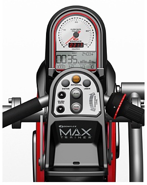 The M3 console features a uniquely motivational Burn Rate dial