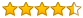 4.5 star review rating