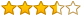 3.5 star review rating