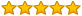 5 star review rating