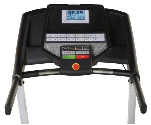 The 5.0 ZLT treadmill console features convenient Quick Select controls for the speed and incline settings