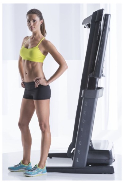 The LifeSpan Thinline Pro can be folded for a smaller footprint when not in use