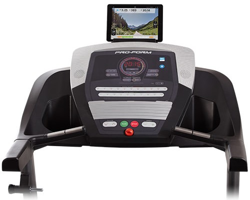 The Sport 5.0 treadmill console features ProForm's innovative Round Watts LED display