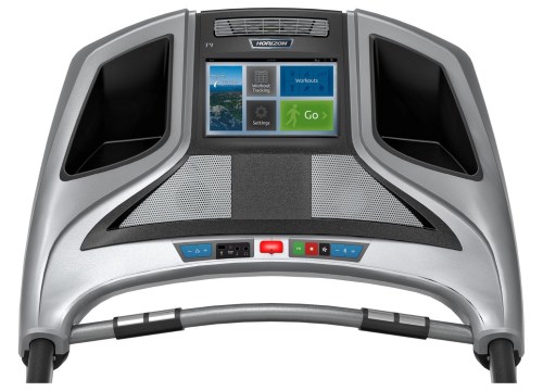 The Elite T9 treadmill features a 10-inch touchscreen display