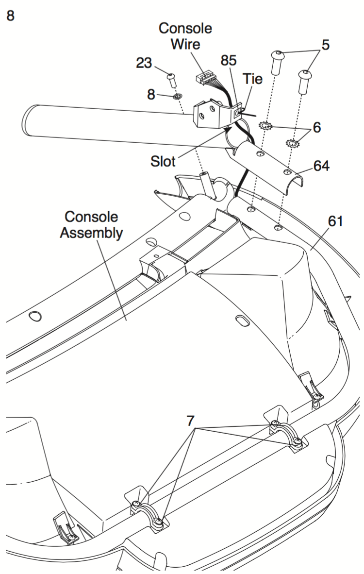 The ProForm 415 LT user manual includes step-by-step assembly instructions