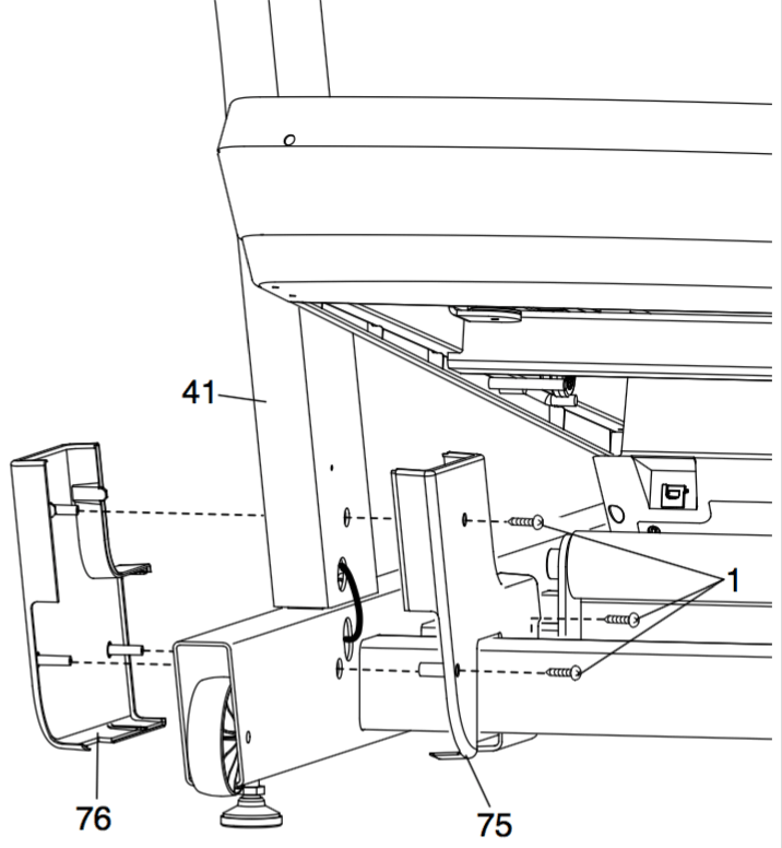 The Boston Marathon 3.0 treadmill user manual includes step-by-step assembly instructions
