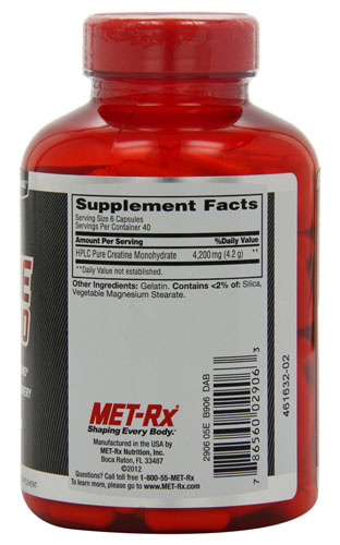 MET-Rx Creatine 4200 ingredients